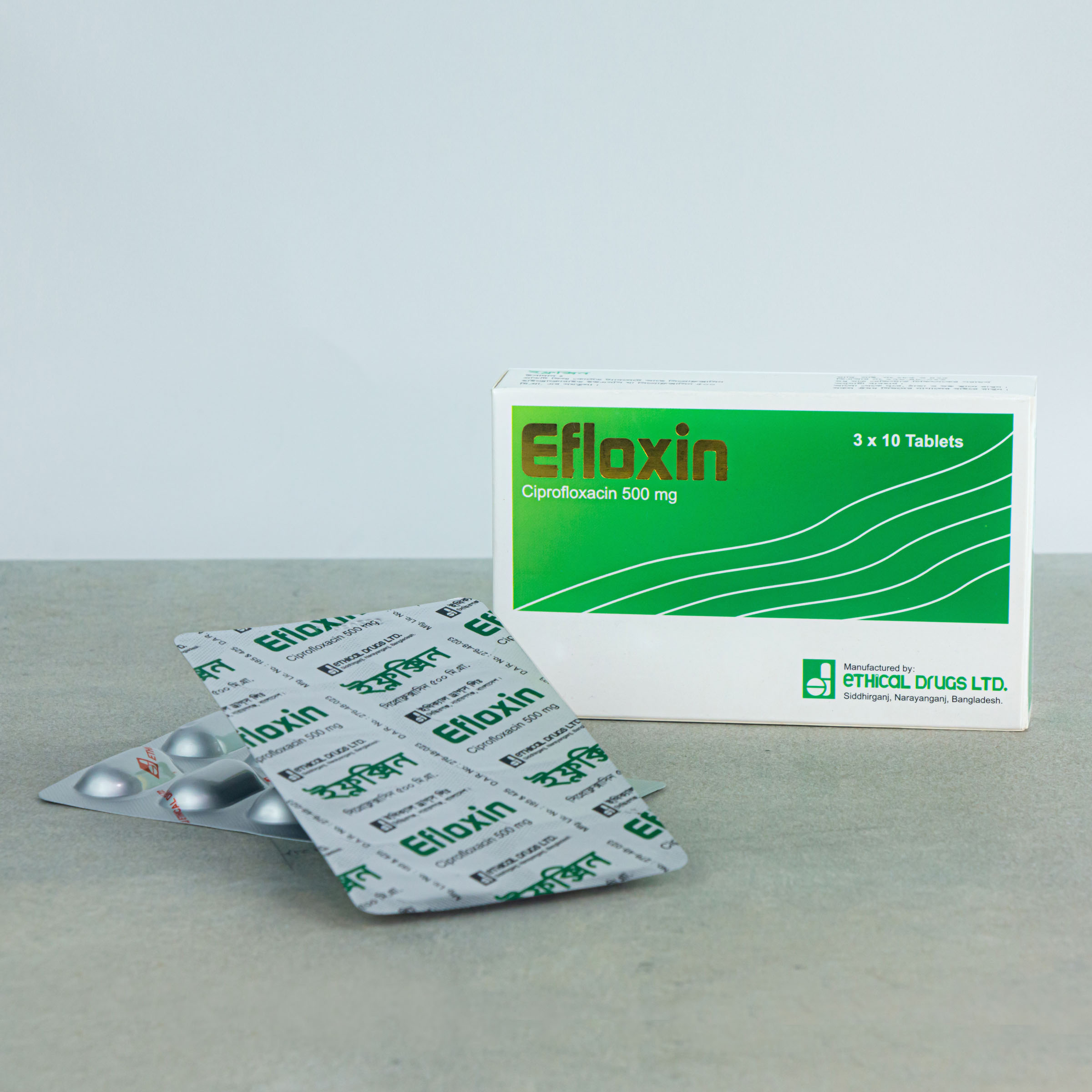 Ciprofloxacin 2 x 500 mg