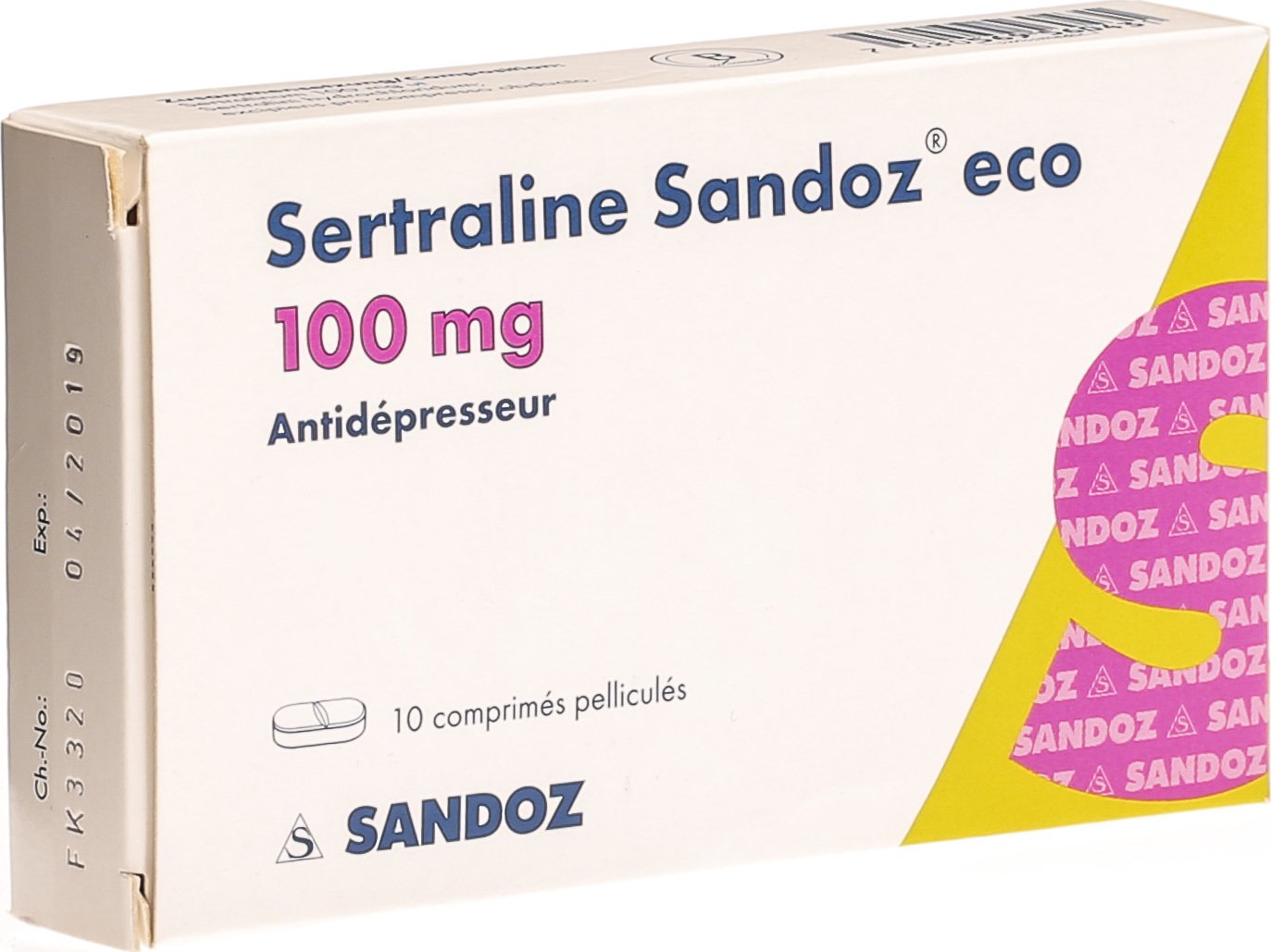 Sertraline sandoz 100 mg