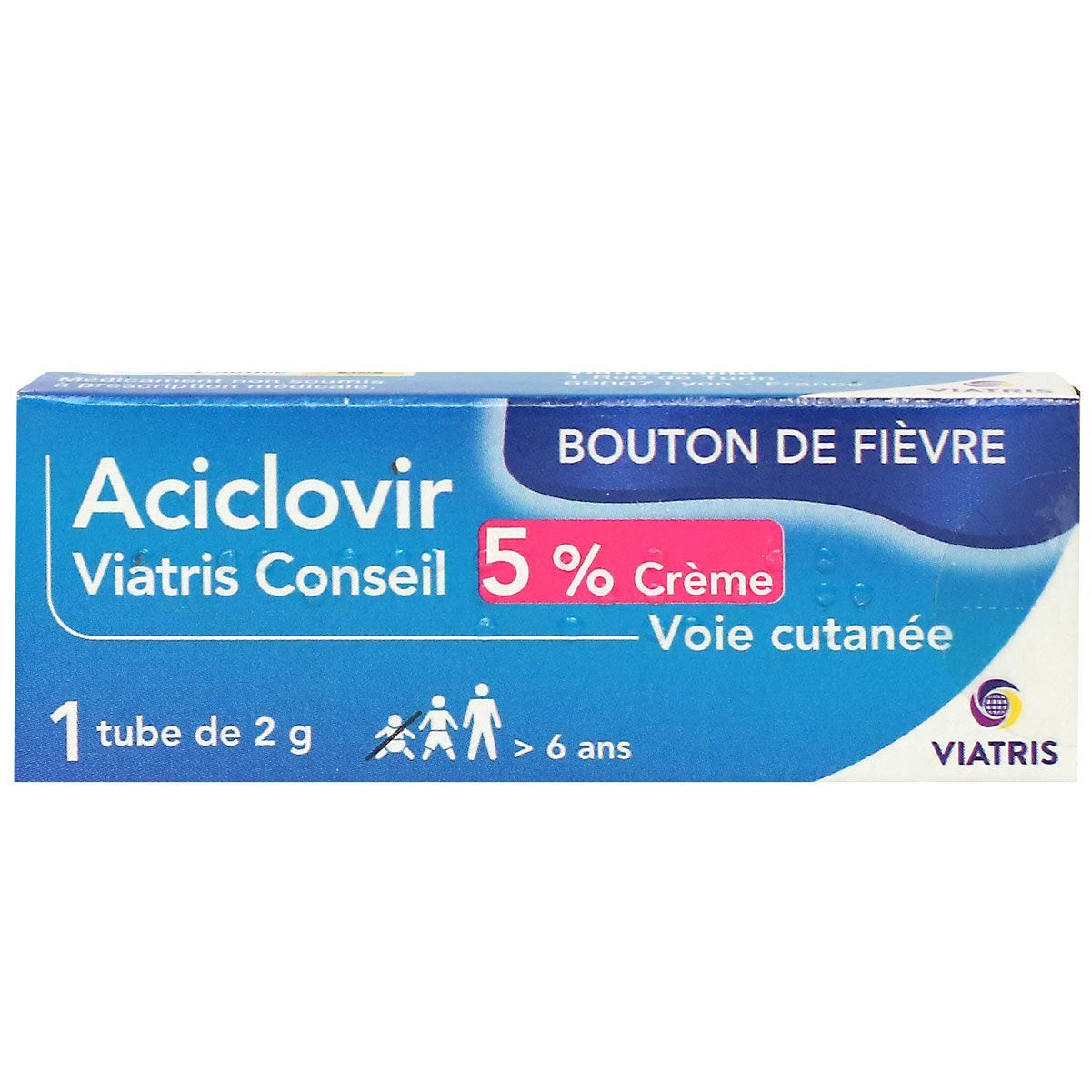 Aciclovir 10g prix