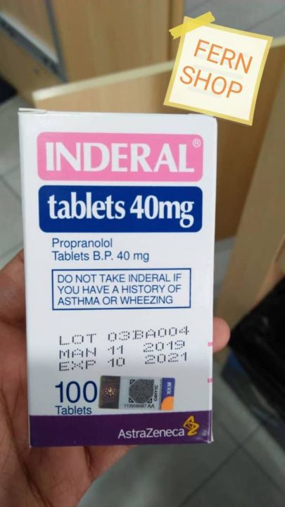 Inderal 40 mg astrazeneca