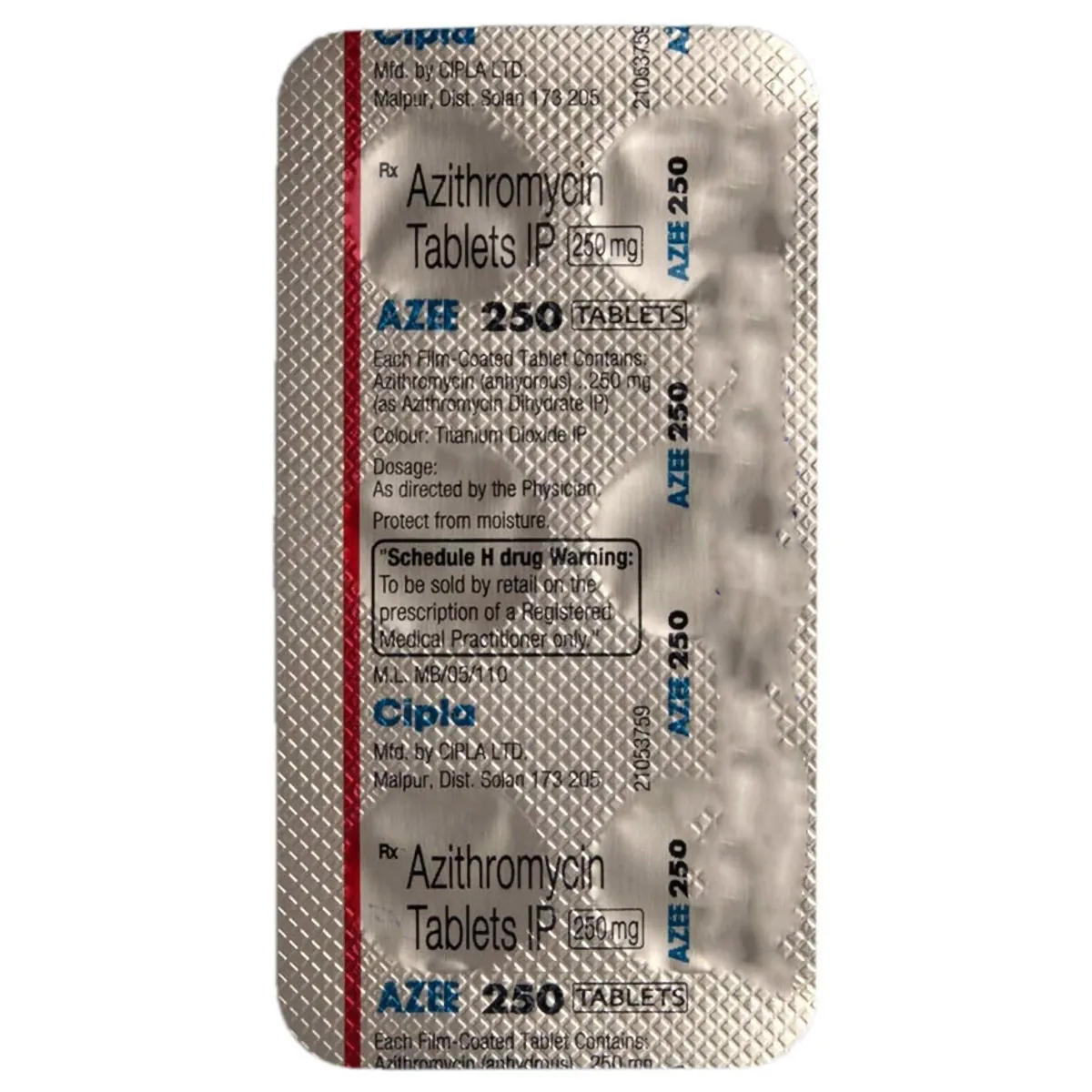 Azithromycin 250mg emc