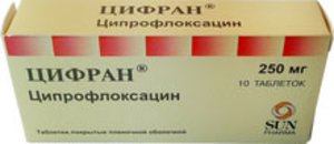 Ciprofloxacin stada 250 mg