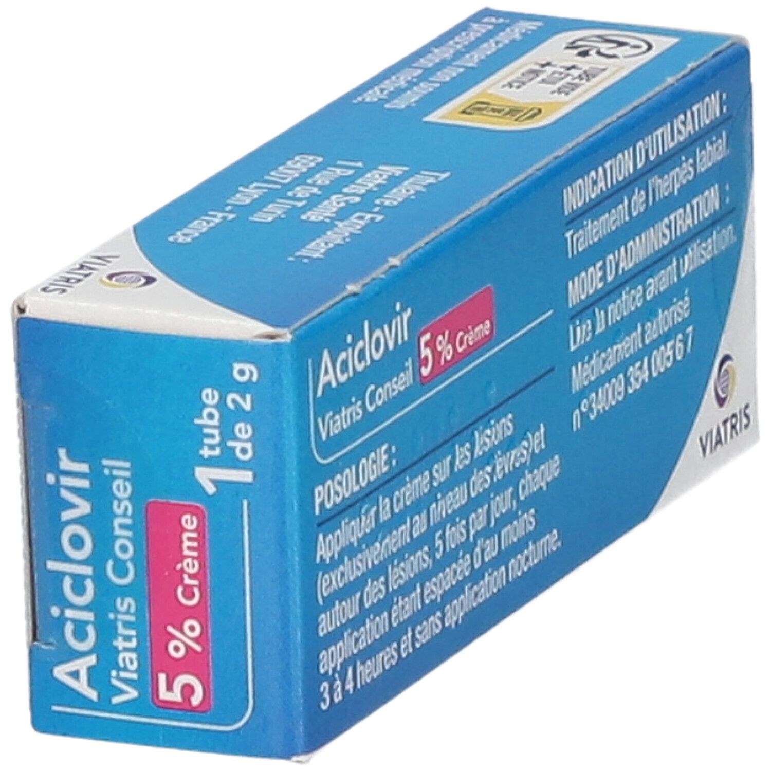 Aciclovir creme avec ou sans ordonnance