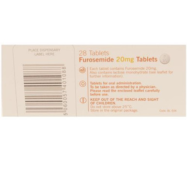 Furosémide 100mg Online