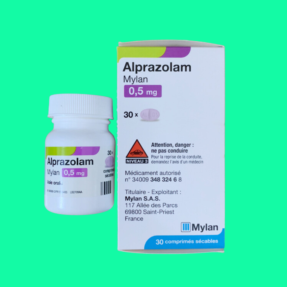 alprazolam mylan generique de quel medicament