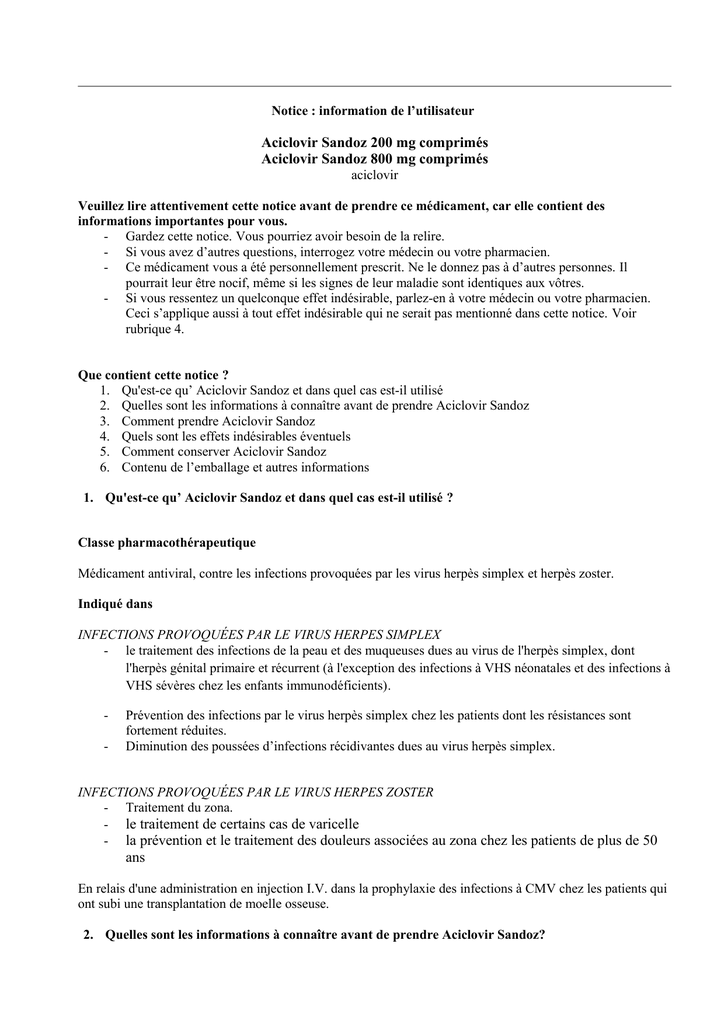 aciclovir 200mg