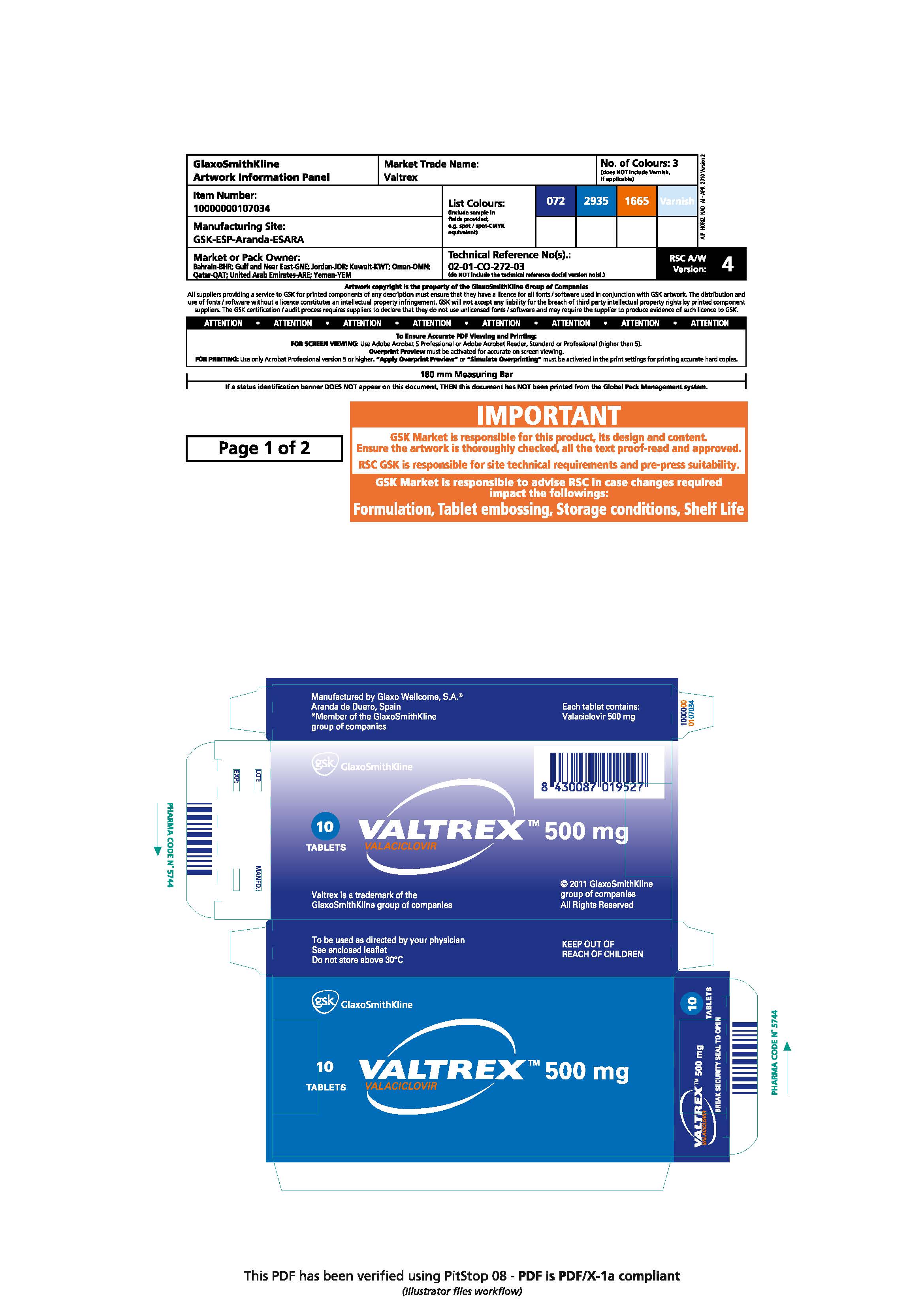 Coût du valtrex