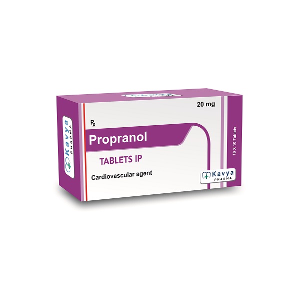 Propranolol er 20 mg