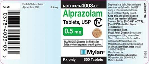 Xanax Pilule