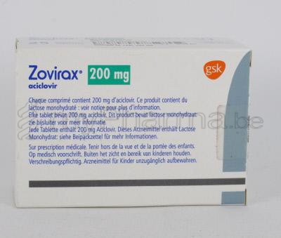 Zovirax Sirop Prix