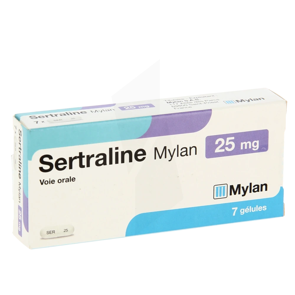 Sertraline 25 Mg Gélule