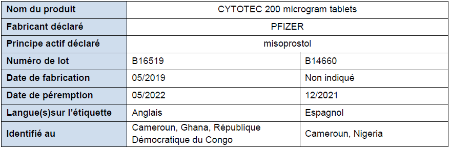 Cytotec Prix Bénin
