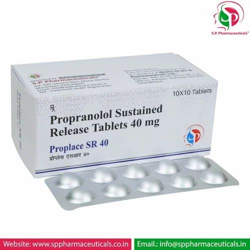 2 x 40 mg propranolol
