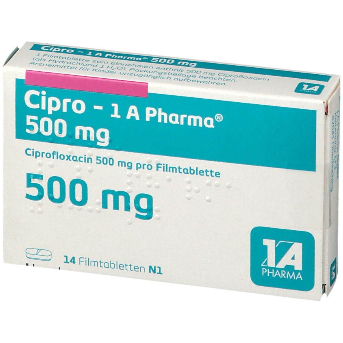 Zystitis ciprofloxacin 500mg