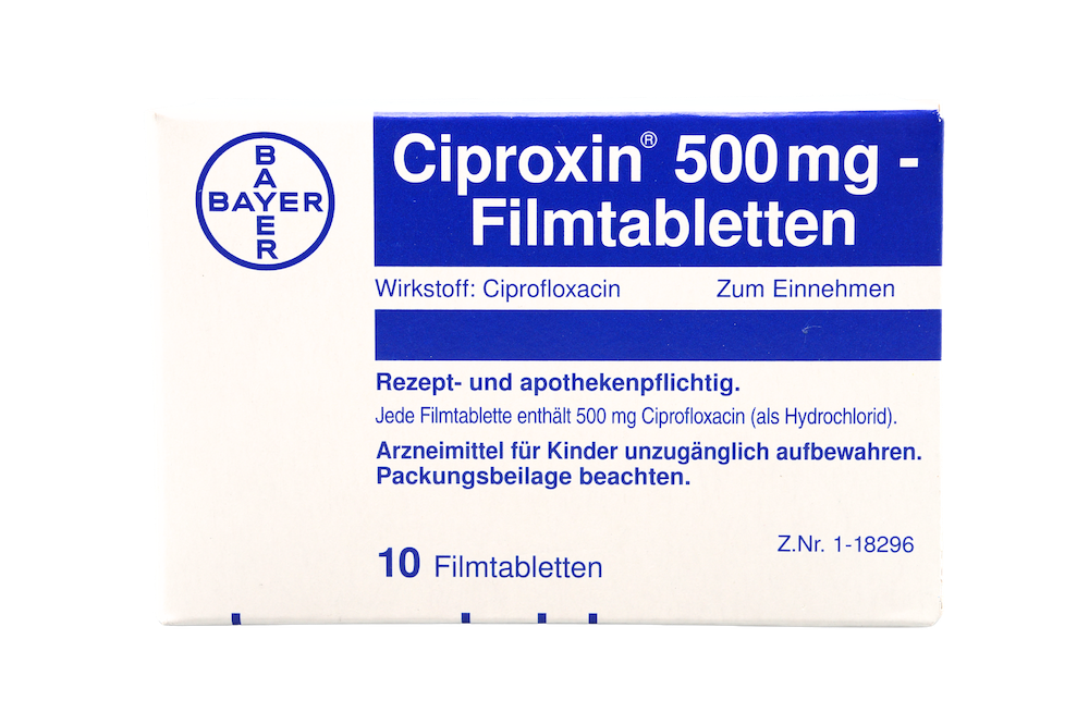 Ciprofloxacin ratio 250 mg