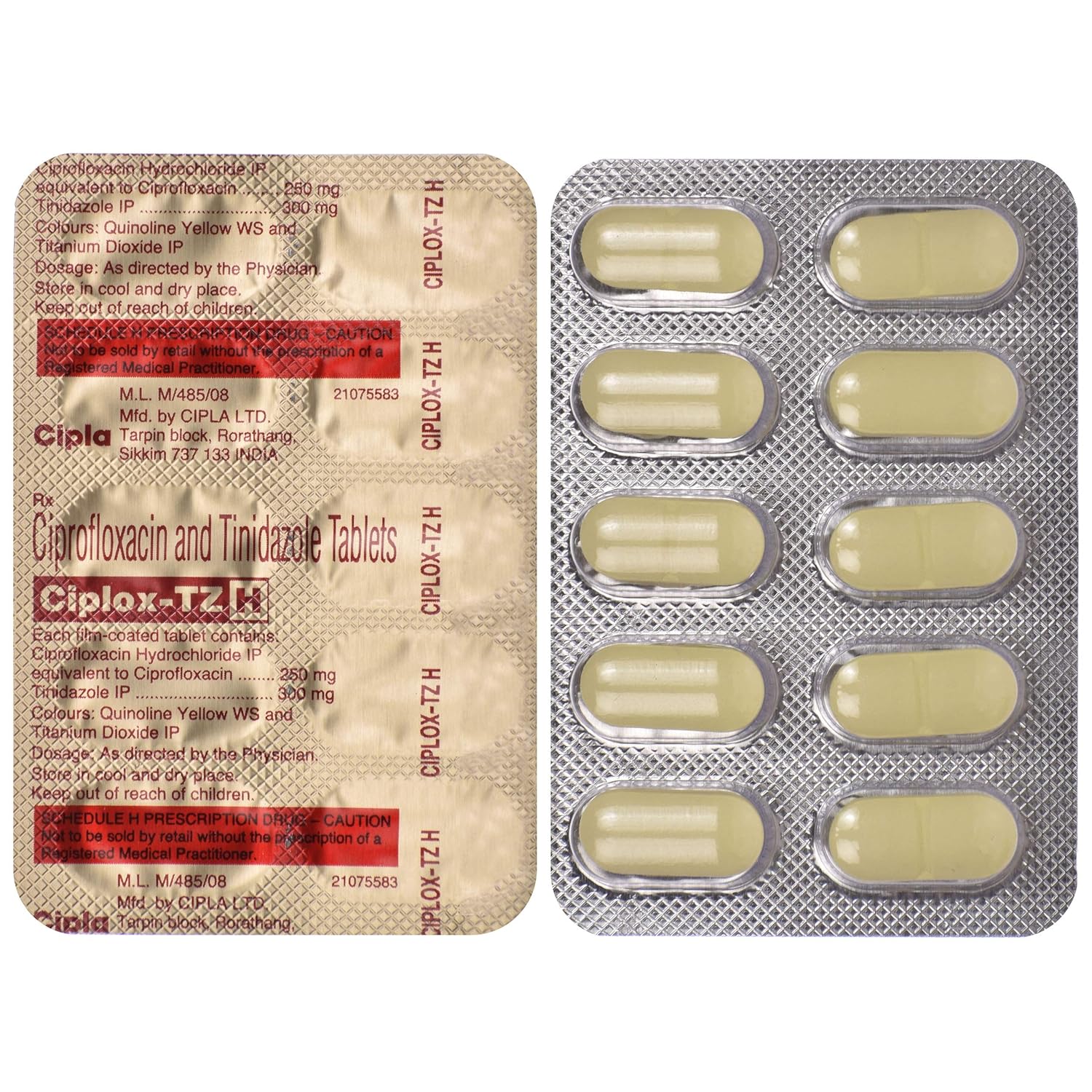 Ciprofloxacin axcount 250 mg