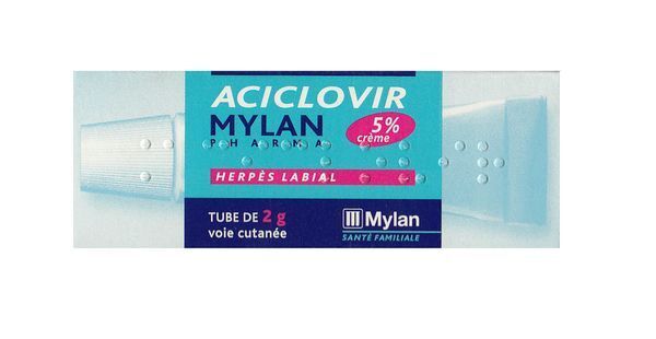 Prix aciclovir crème tube de 2g