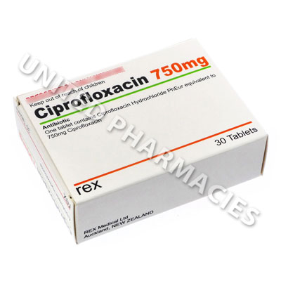 Ciprofloxacin hcl 750mg