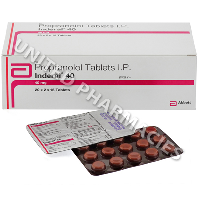 Inderal 40 Mg Propranolol Cloridrato