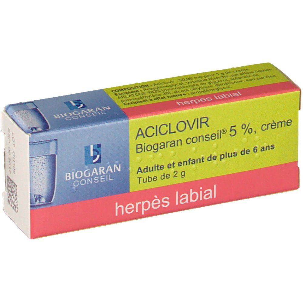 prix tube aciclovir