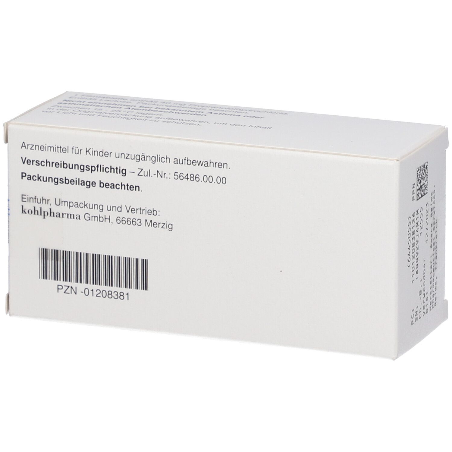 Inderal 40 mg prix belgique