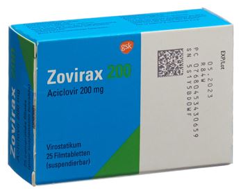 Zovirax de 800 mg