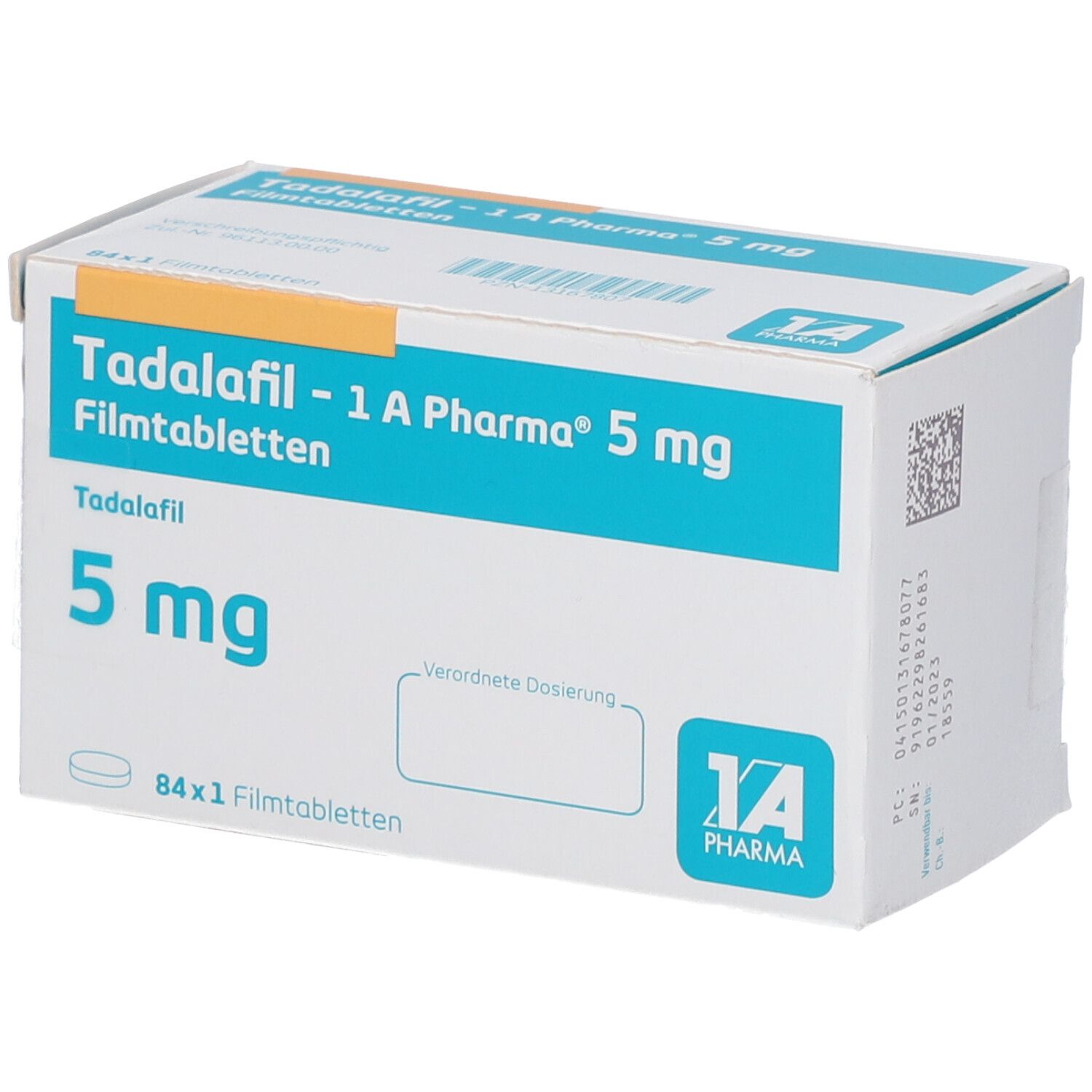Tadalafil 5mg 1a