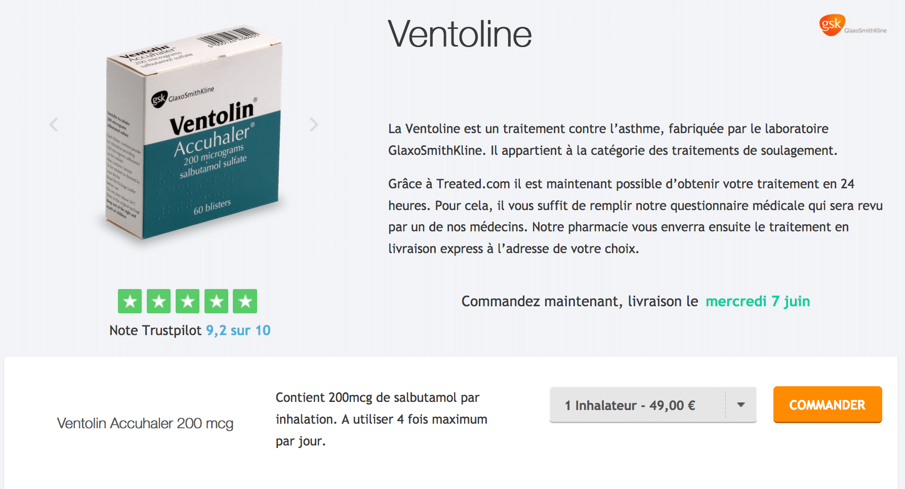 Ventolin Avec Ou Sans Ordonnance