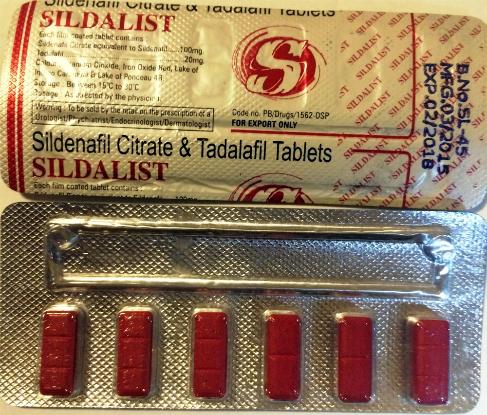 Sildalis 100 mg 20 mg