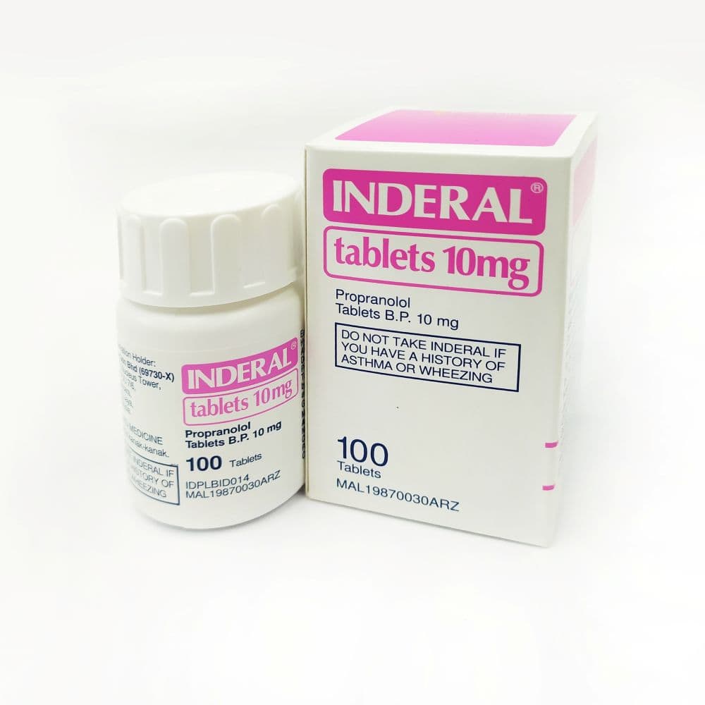Inderal 10 mg astrazeneca