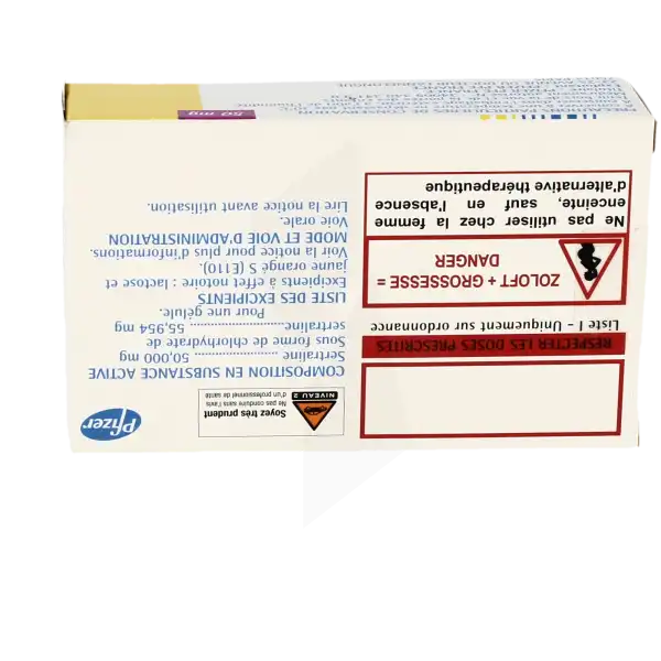 Zoloft sans ordonnance