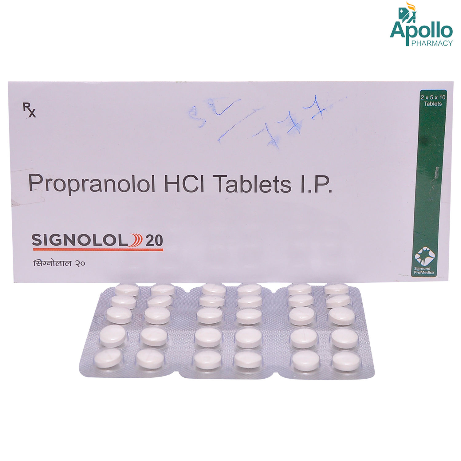 Propranolol 2x 20 mg
