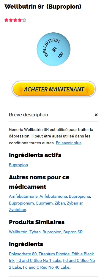 Bupropion belgique prix