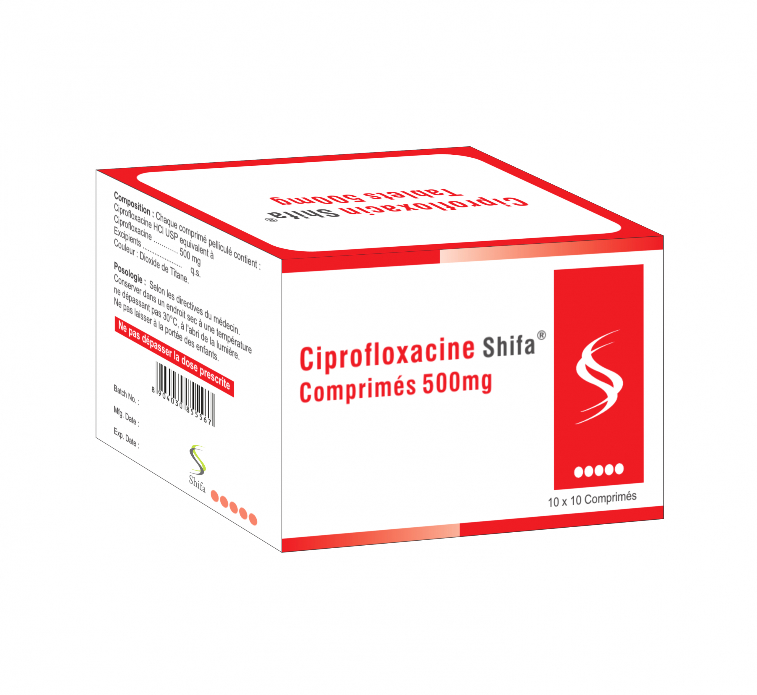 Ciprofloxacin 500mg/100ml