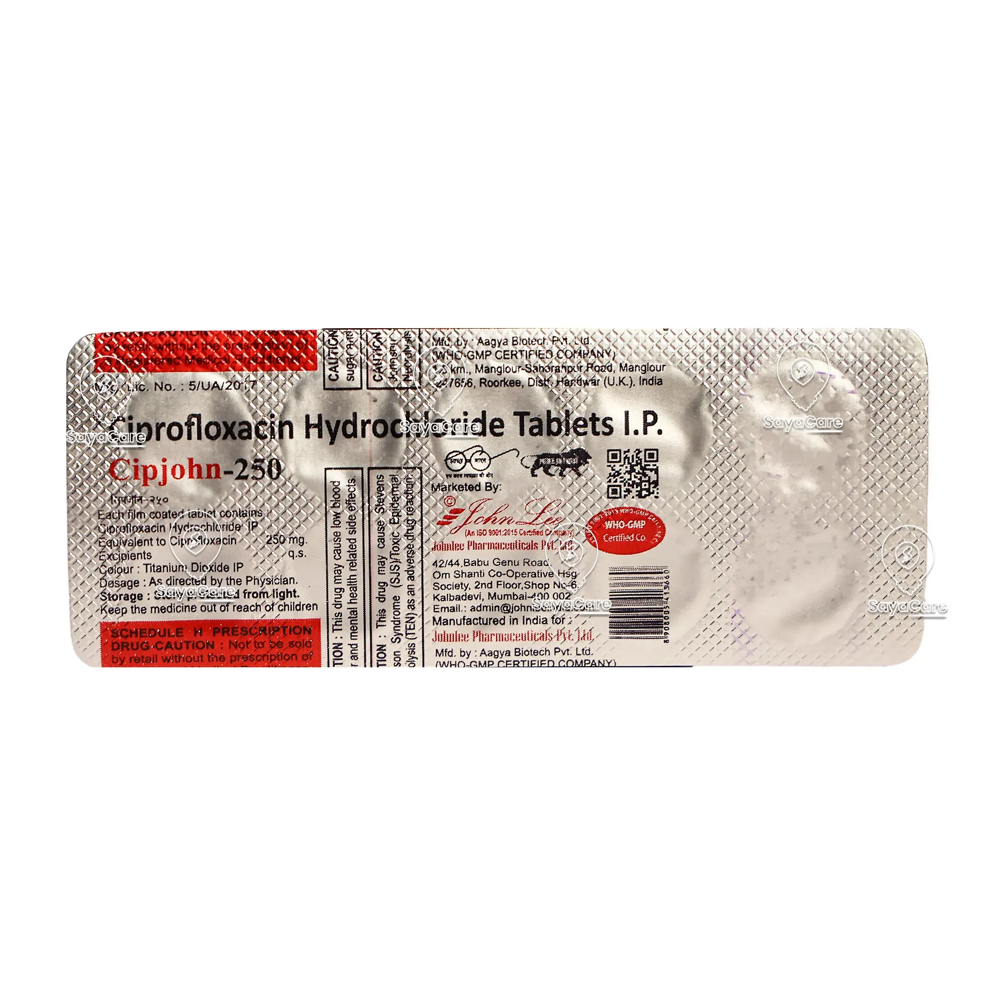 ciprofloxacin 250mg online