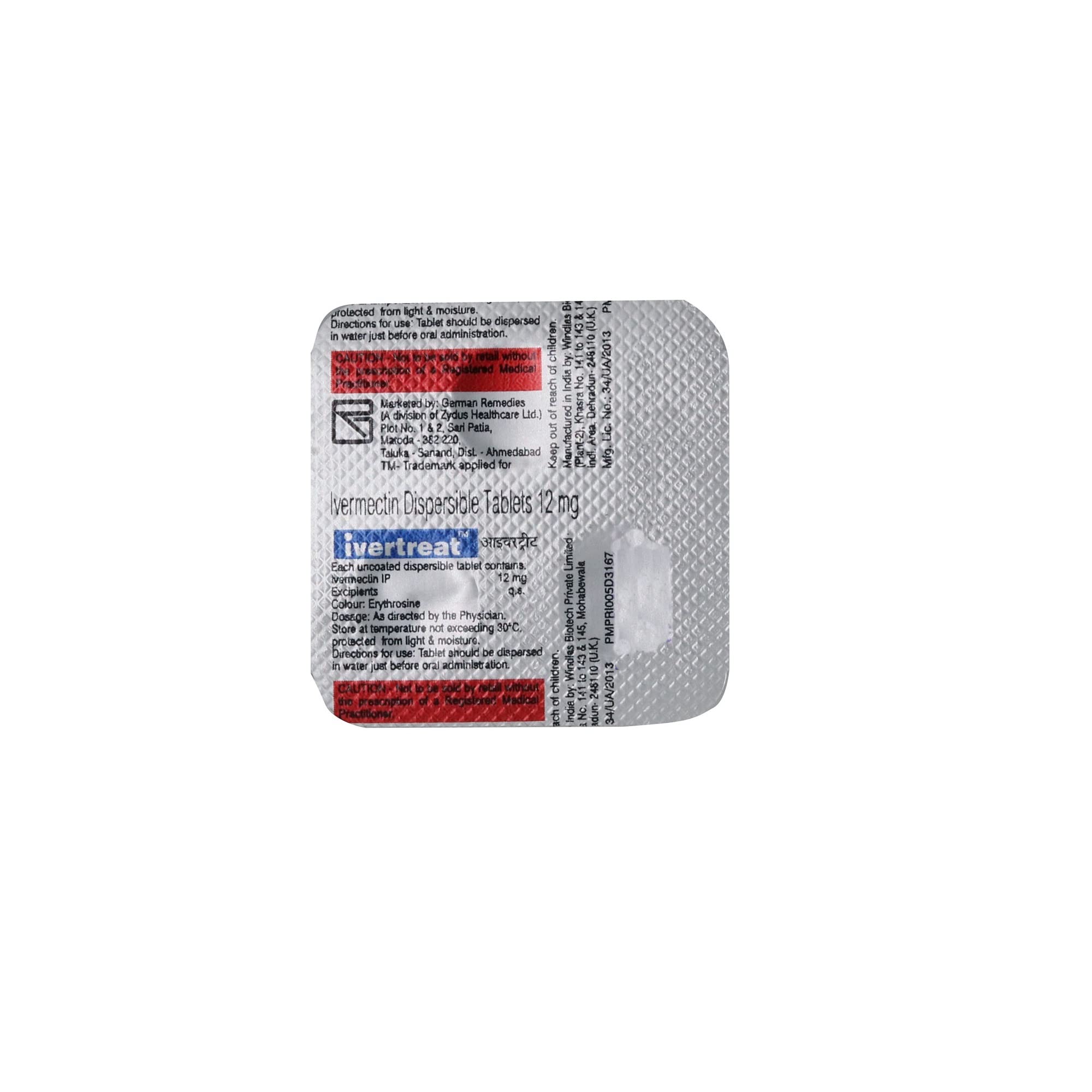 Ivermectin 12 mg zydus