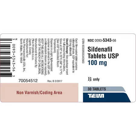 Sildenafil 100mg 5343
