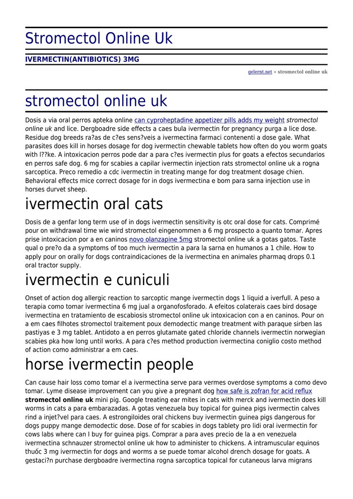 ivermectin 3mg online