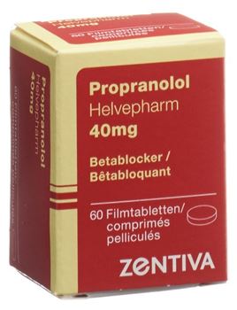 Propranolol 40mg bnf