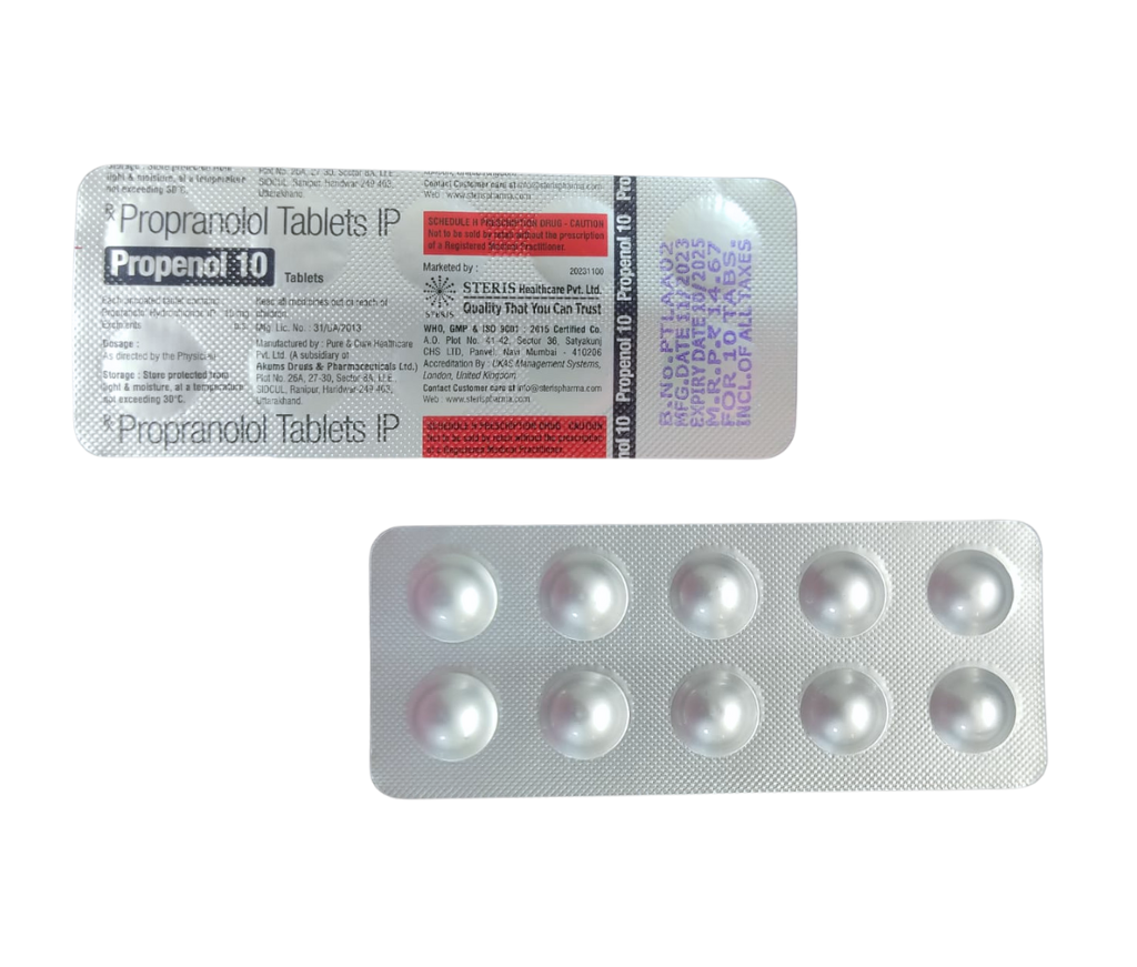 Propranolol 10mg emc