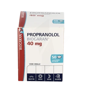 Prix pour propranolol