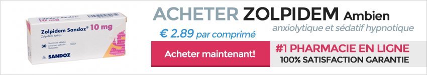 Achat de zolpidem