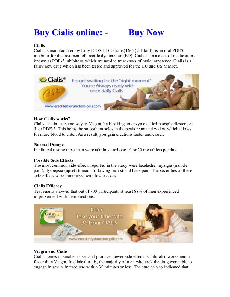 Cialis Lilly Online