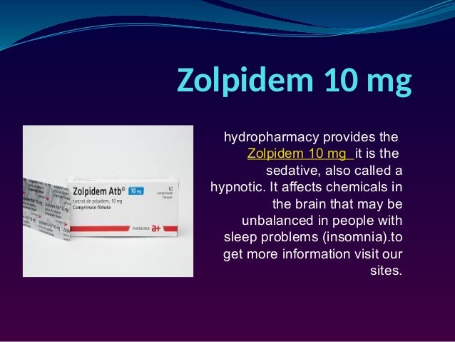 ambien de 10 mg
