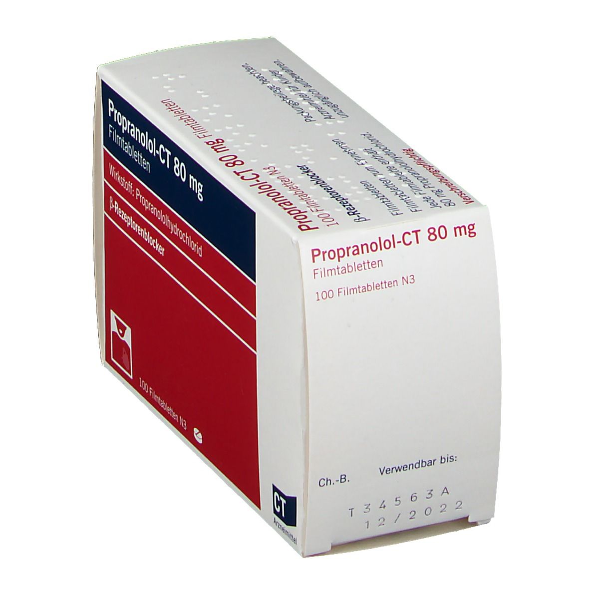 Propranolol ct 80 mg