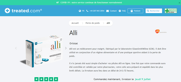Acheter Alli En Ligne