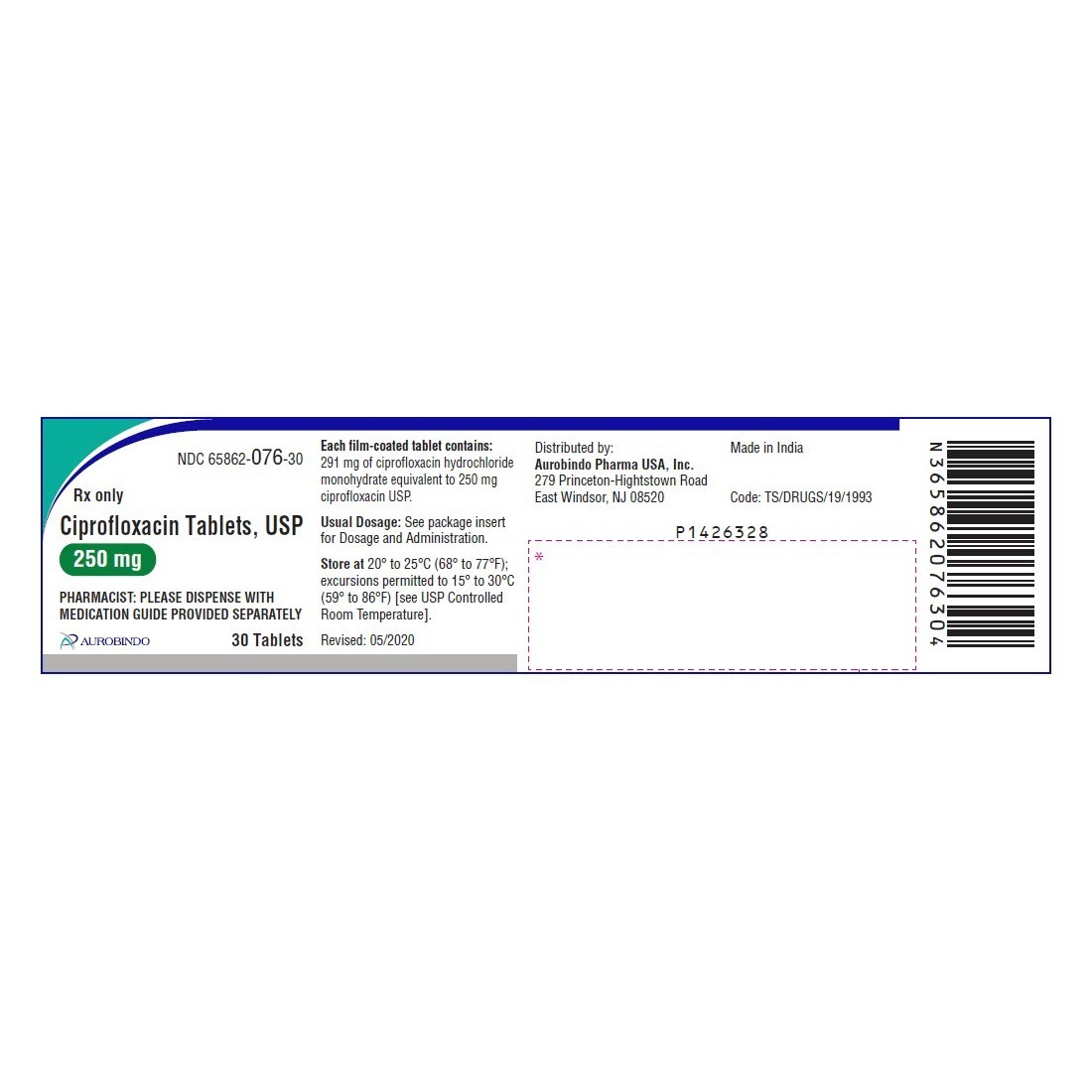 Ciprofloxacin 250 mg