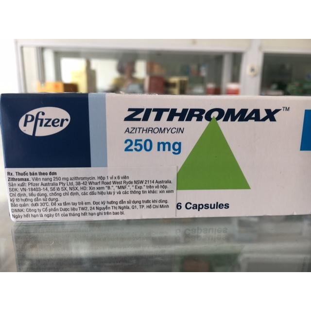 Zithromax 250mg Cpr 6