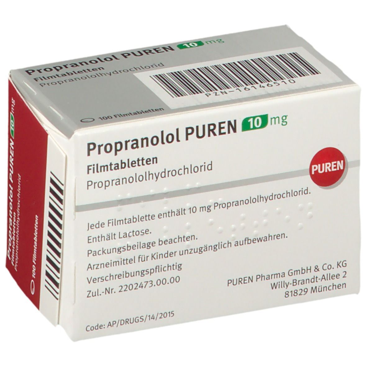 propranolol 10 mg relonchem