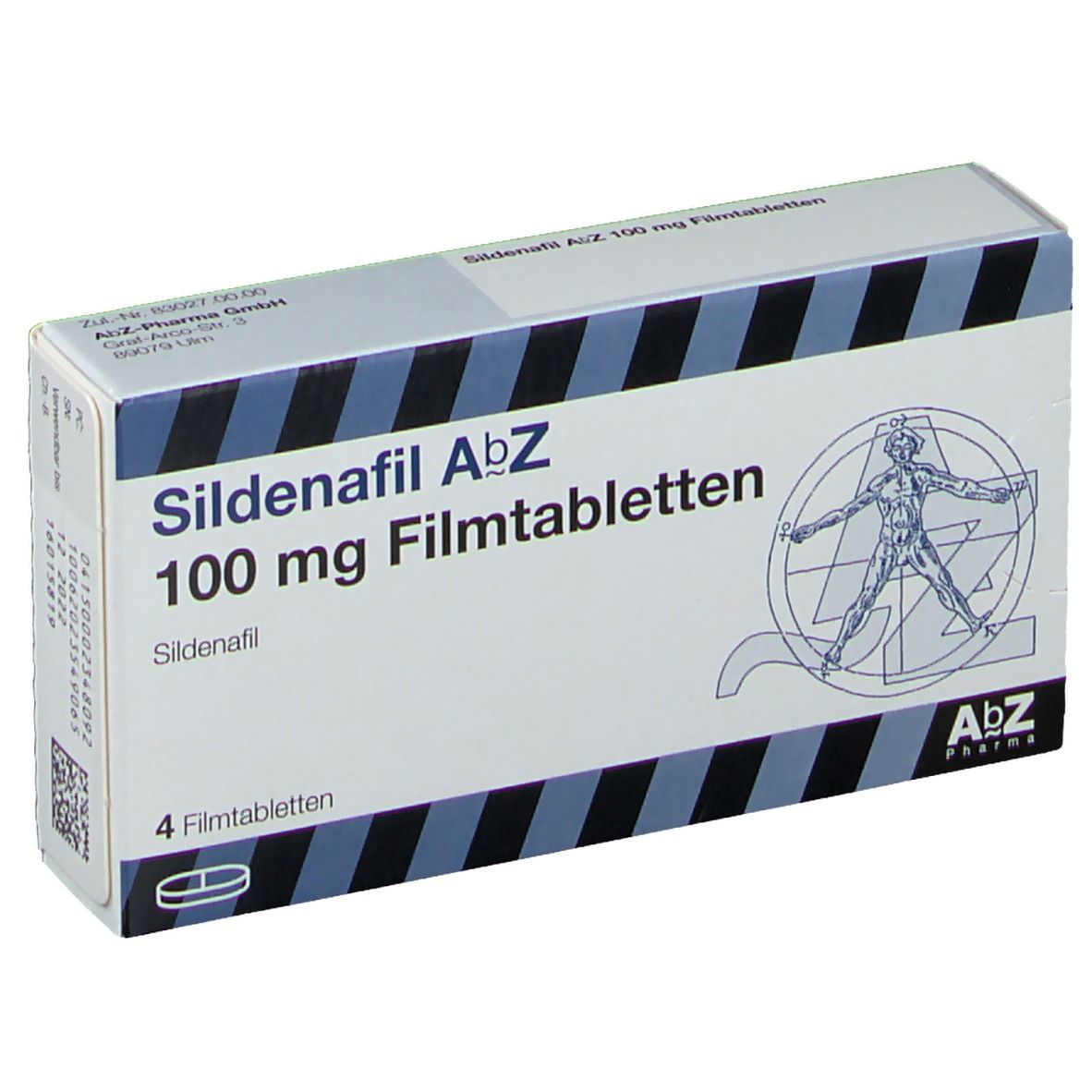 Sildenafil 100mg 4 tabletas